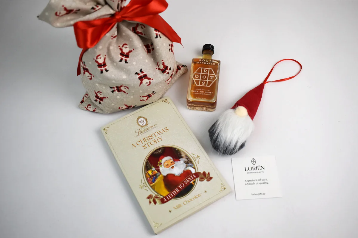 A Little Christmas Story — χριστουγεννιάτικη σύνθεση δώρου
