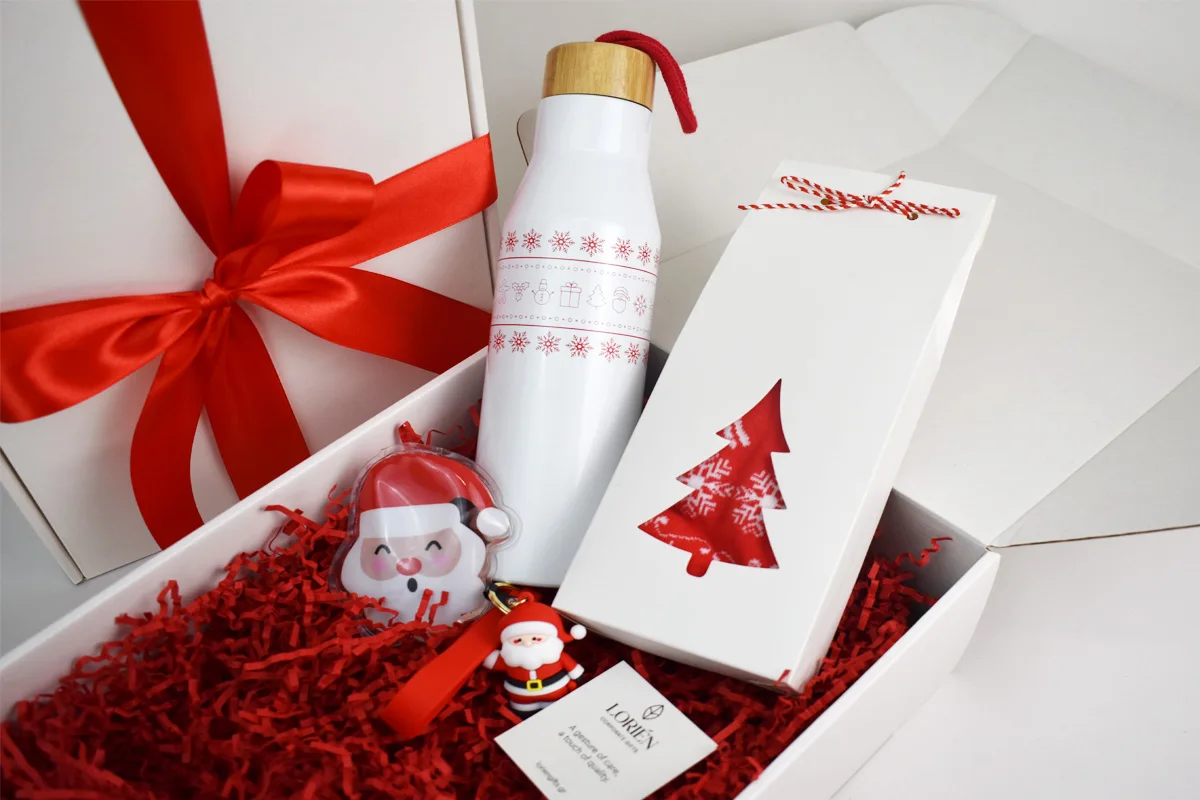 Santa on the Go — χριστουγεννιάτικη σύνθεση δώρου