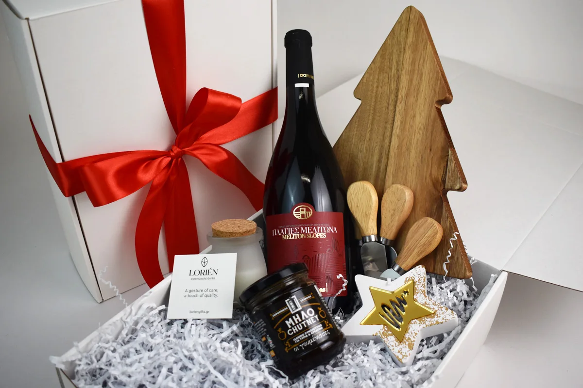 The Festive Gourmet Table — χριστουγεννιάτικη σύνθεση δώρου